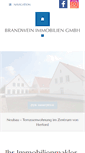 Mobile Screenshot of brandwein-immobilien.de